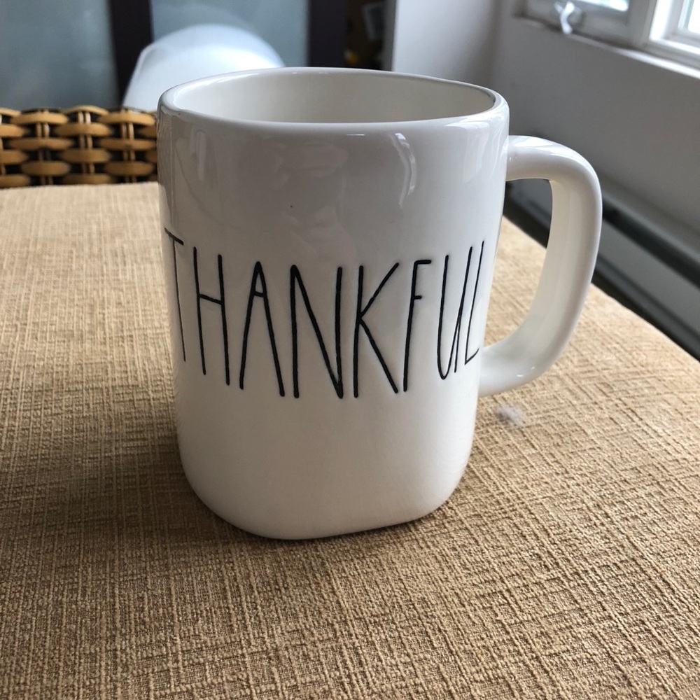 Rae Dunn thankful mug